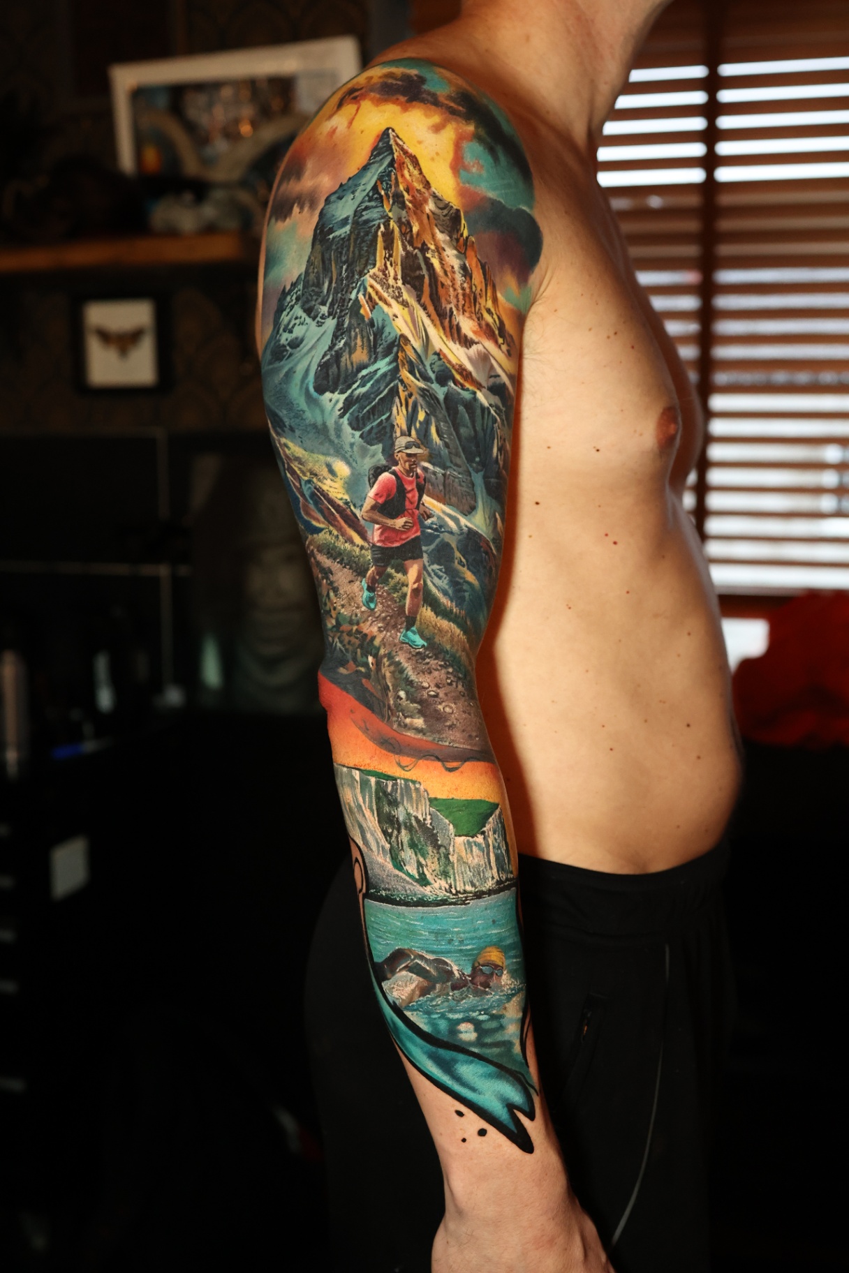 The Mountain — tattoo by Dean Taylor